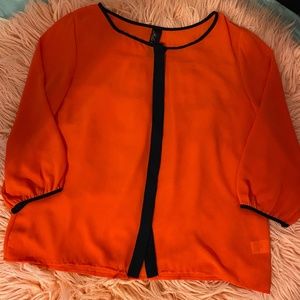 Long sleeve layering blouse/top